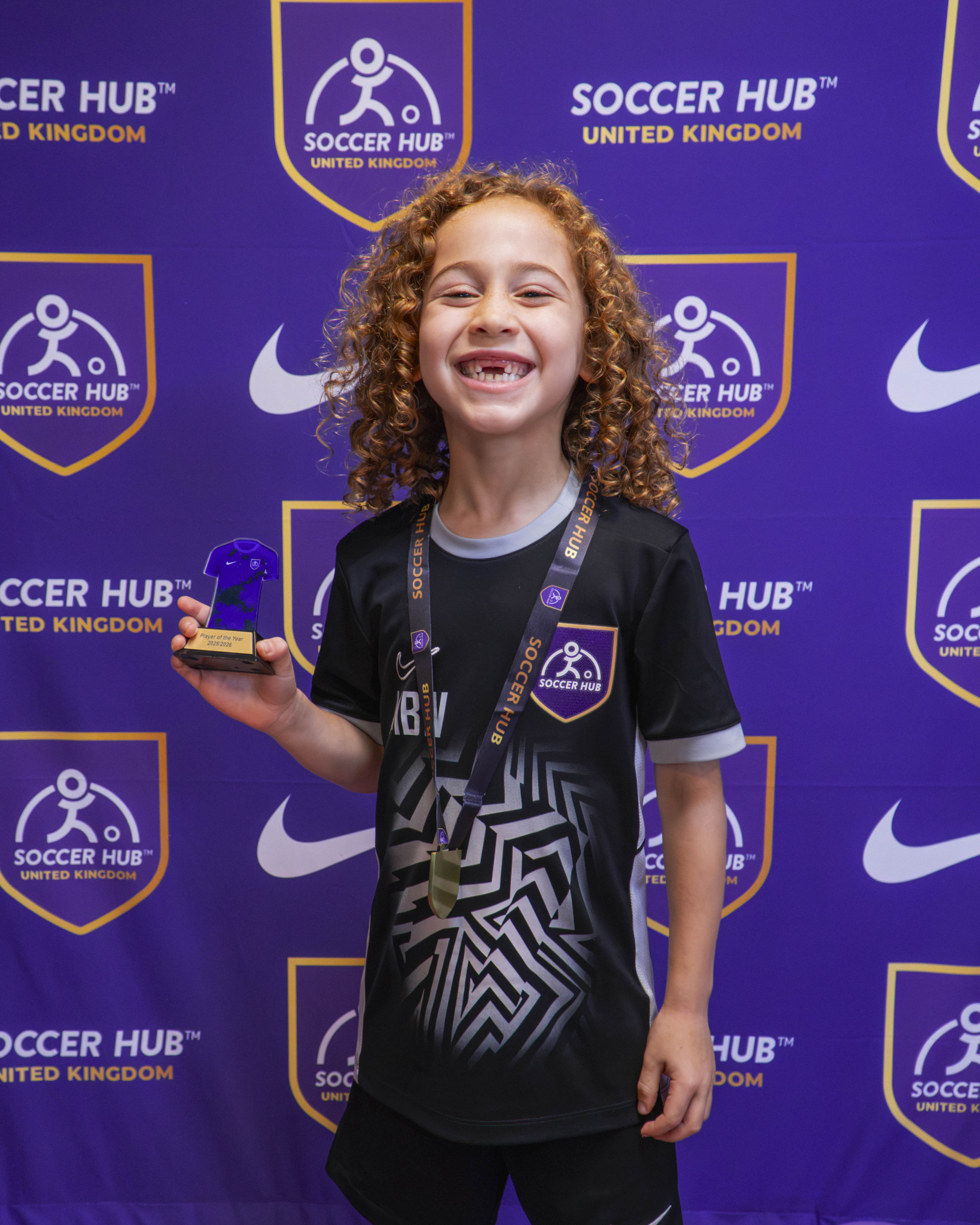 Soccer Hub player in training